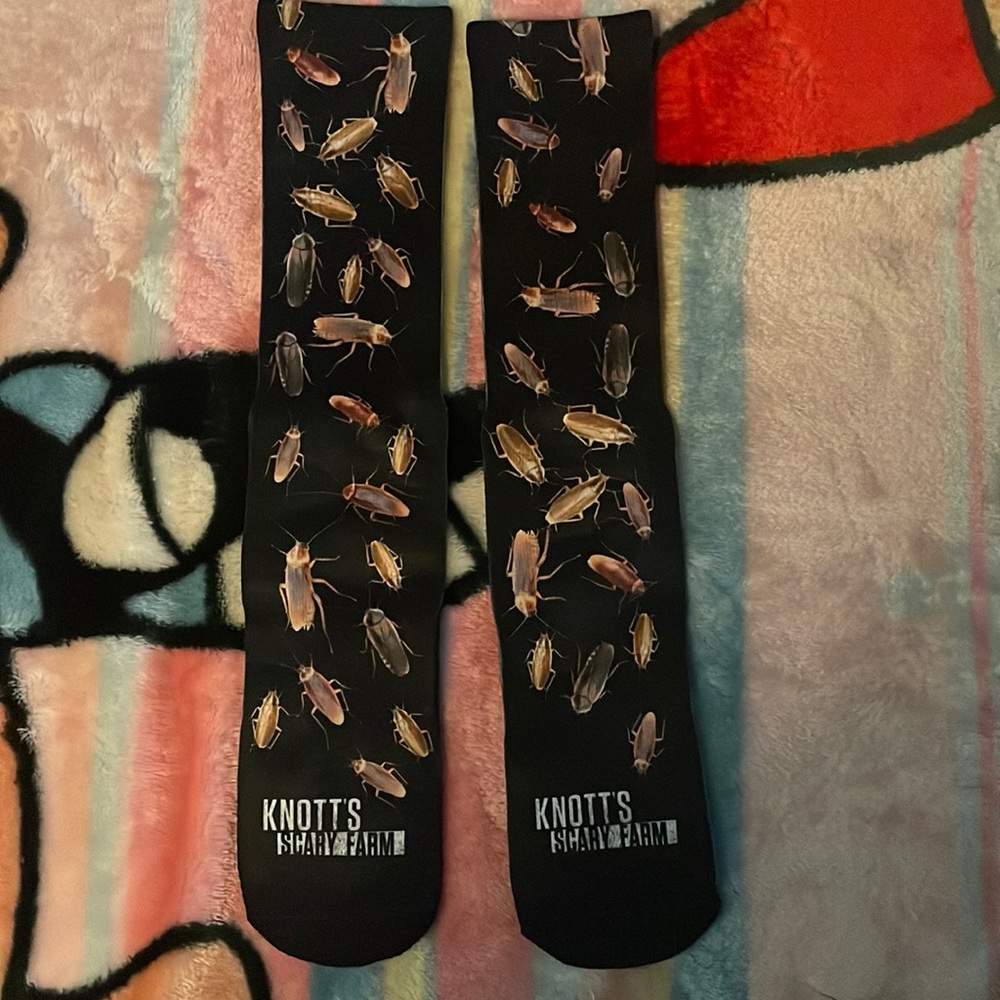 Knotts Scary Farm Roaches Socks